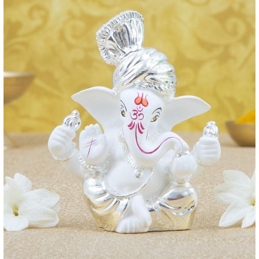 

Идол Ганеши для приборной панели автомобиля Мурти Ганеши Идол Ганапати для домашнего декора Пуджа Статуэтка Господа Ганеши Подарок
