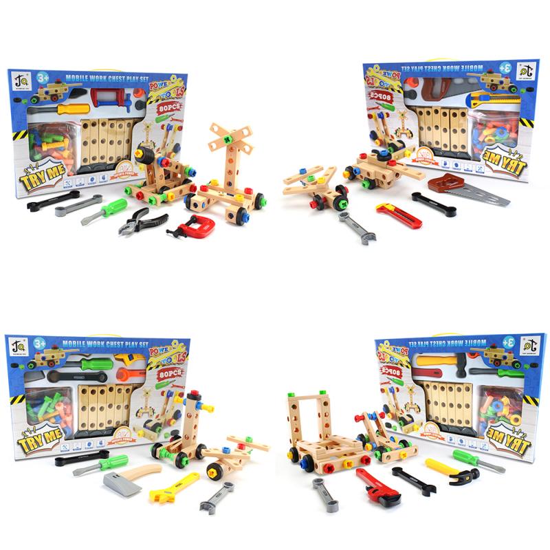 

Children Assembly Building Blocks Realistic Shape Multi-function Repair Nut Combination Boys