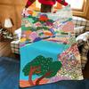 Artist M-Marina E-Ester C-Castaldo Throw Flannel Cozy Print Blanket, Portable, Durable Machine Washable cute Cool