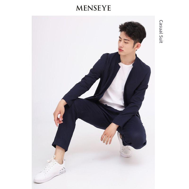 Menseye Casual Chinese Fad Loose Suit Jacket