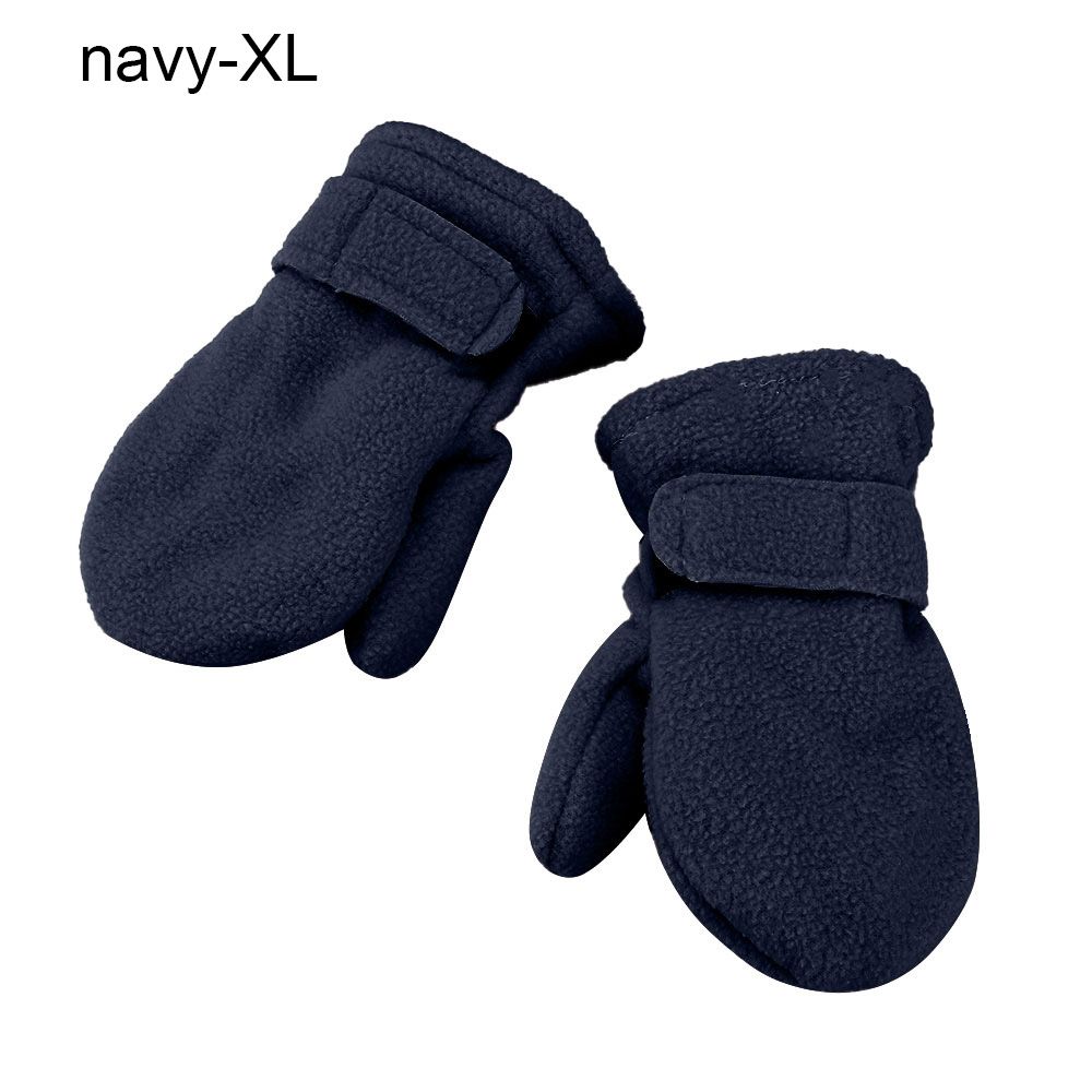 Candy Color Thickening Warm Outdoor Hand Warmers Lined with Fleece Winter Mittens Childrens Gloves