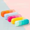 New Gradient Color Silicone Storage Bag Home Travel Portable Makeup Brush Organizer Student Stationery Storage Bag Pencil Case