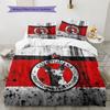 Club Tijuana Pattern Bedding Quilt Set  Home Decoration  Gift (1 * duvet cover + 2 * pillowcase  without core).xwn