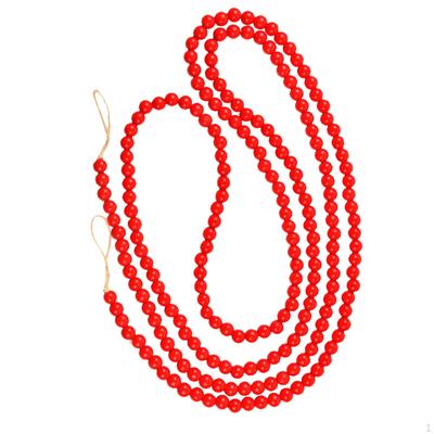 Bead Garland Ornaments Home Decor Wooden for Wedding