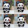 Charming Graduation Panda Plush Toy Adorable Stuffed Animal With Customizable Logo
