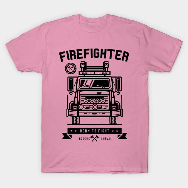 T Shirt Women Firefighter Harajuku Print Kawaii Tshirt Summer Short Sleeve Female T-Shirt Top Tee