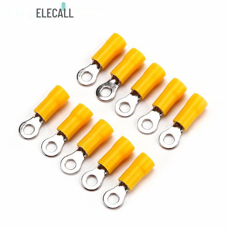 ELECALL RV2.5-4 Pre-Insulated O-Type Ring Terminal