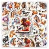 50 Ink Wash Style Horse Graffiti Stickers: Personalized Chinese Watercolor Decor for Notebooks, Water Bottles, and Computers