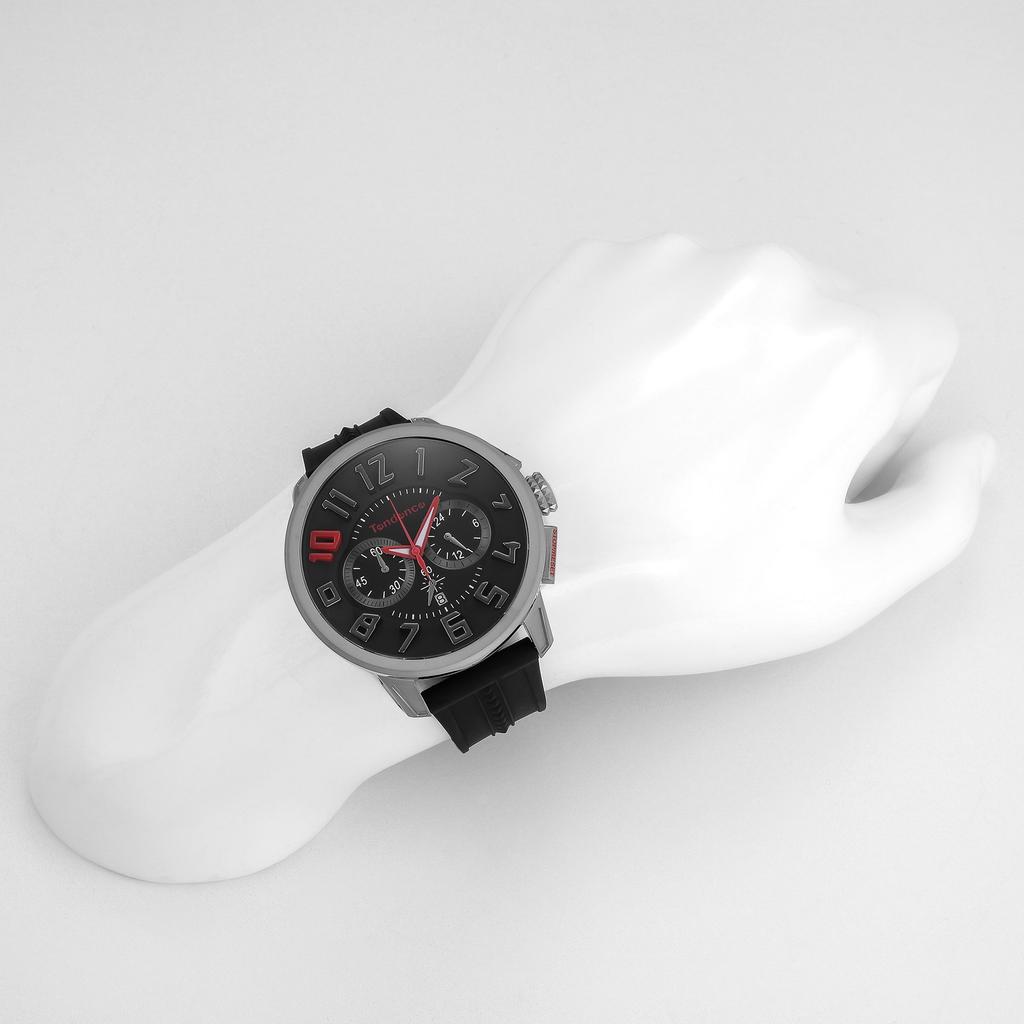 Tendence Watch Edition of 10th Anniversary TITANIUM Black Dial with Interchangeable Strap TY046020 [Tendence] [Limited 500] [Used]