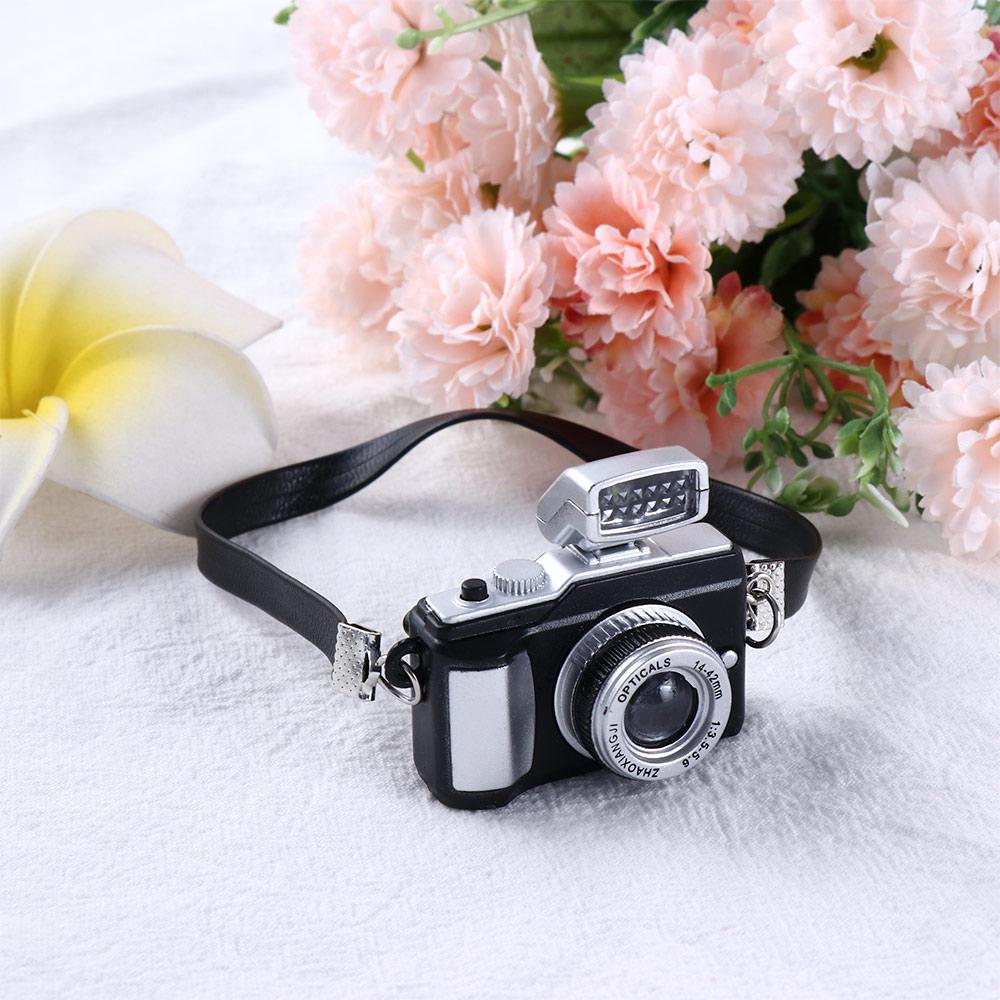 Toy 1/6 Doll Miniature Digital Camera Doll SLR Camera Dollhouse Miniature Camera Mini Doll Camera