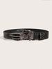 American Punk Hot Girl Y2K Skull Love Palm Belt, Niche Versatile Fashion Belt