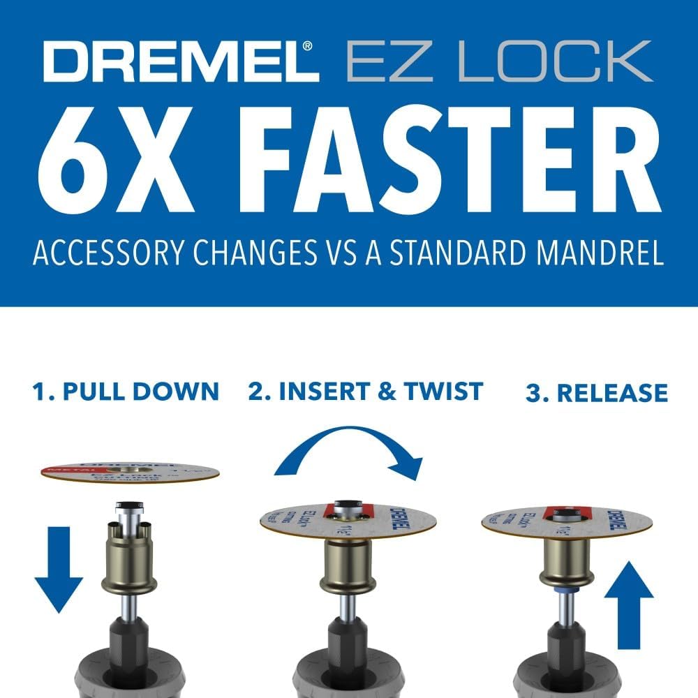 Dremel EZ Lock Mandrel [EZ402] (Authentic Product)