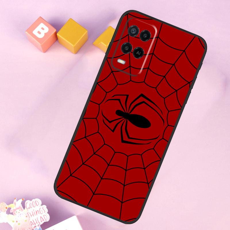 Spider Web Case For Oppo A54 A74 A94 A40 A60 A80 A18 A38 A58 A78 A98 A96 A76 A16 A15 A17 A57 A5 A6 Pro