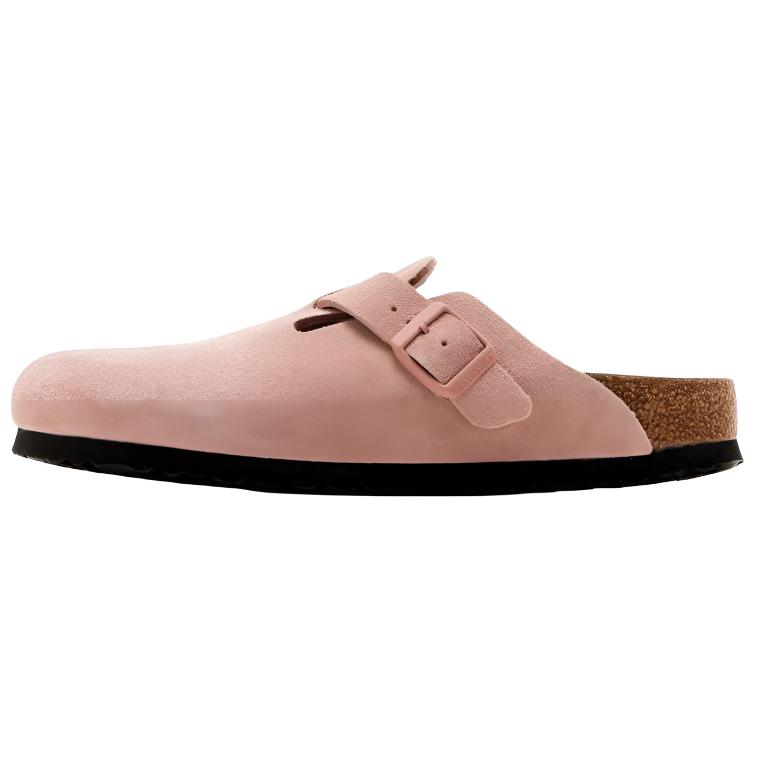 Birkenstock Boston Abrasion Resistant Closed Toe Slippers Women s Pink Narrow 1030940 38
