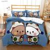 BuBu Bear Cartoon Anime Cute All Season Duvet Cover kawaii Bedding set Soft Quilt Cover and Pillowcases Single/Double/Queen/King