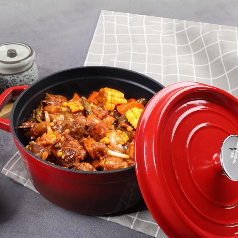 Shenmo Cast Iron Enamel Multi-functional Soup Pot