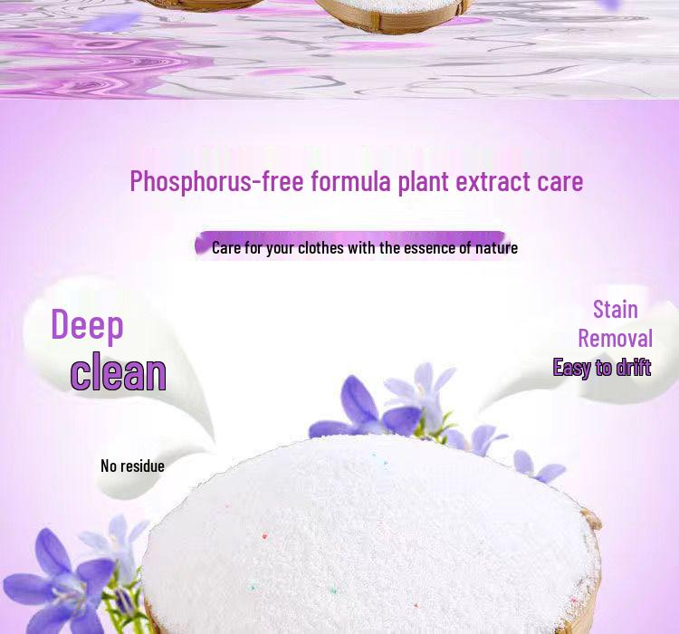 Lavender Scented Universal Laundry Detergent Powder – 20 Jin Bulk for Machine & Hand Wash, Stain Removal, Hotel & Household Use.