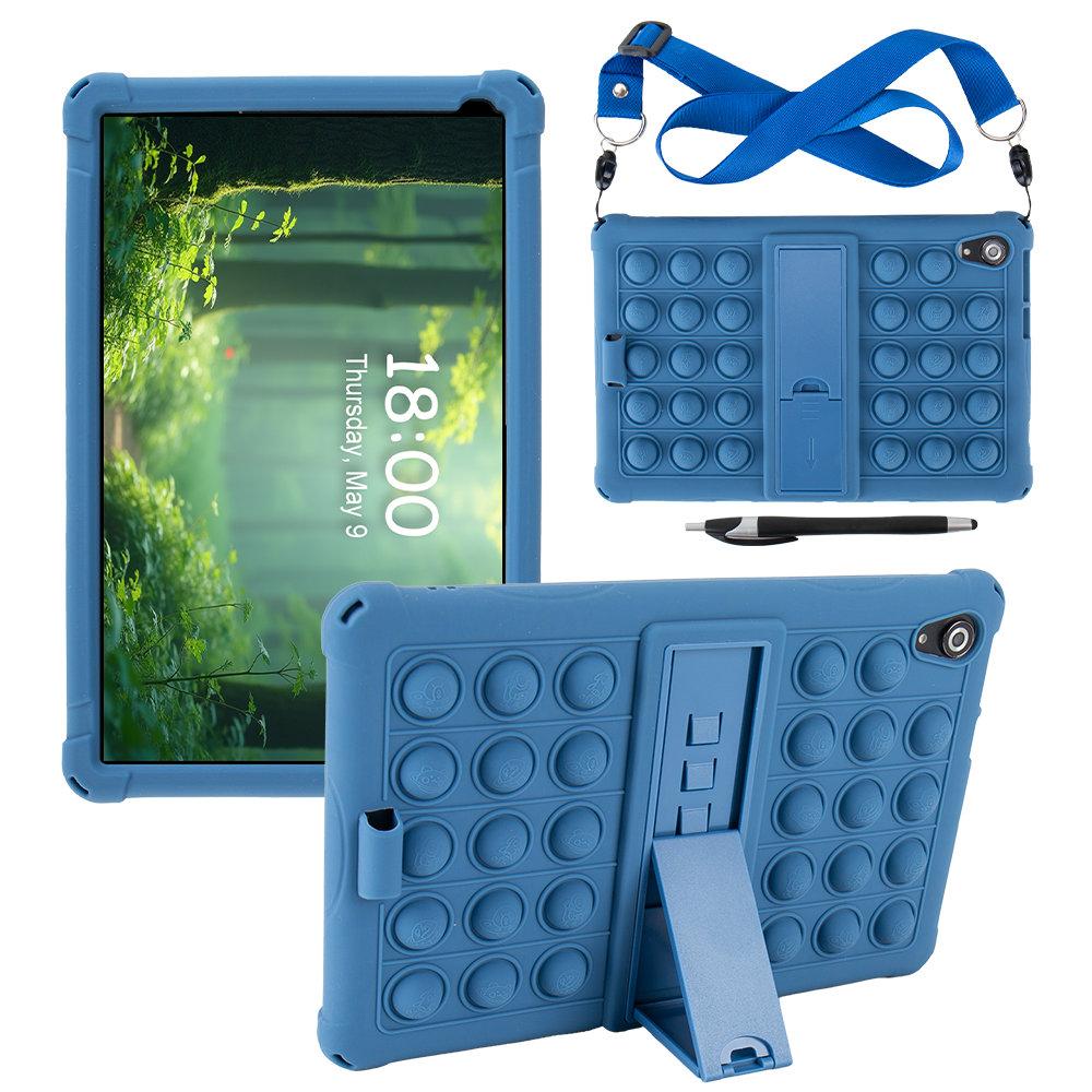 Hülle für Urao C107/Jeazans OC101/C107 Tablet 10,1 Zoll 2025, Kindersichere Weiche Silikon-Ständerabdeckung für HiGrace C107