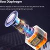 Mini Transparent Bluetooth Speaker Mecha Style Hifi Sound Music Box Wireless TWS Connection MP3 Music Player Support TF Card Pla