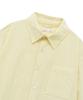 WEST GRAND BOULEVARD Crunch Oversized One-Pocket Shirt Lemon