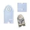Portable 2 Piece Phone Stand Crafting Mold Middle Eastern Inspired Design with Removable Parts