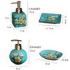 Ice Crack Ceramic Art Lotion Bottle, Bathroom Accessories, Shampoo Bottle, Soap Dish, Household, Travel, Independent Bottle
