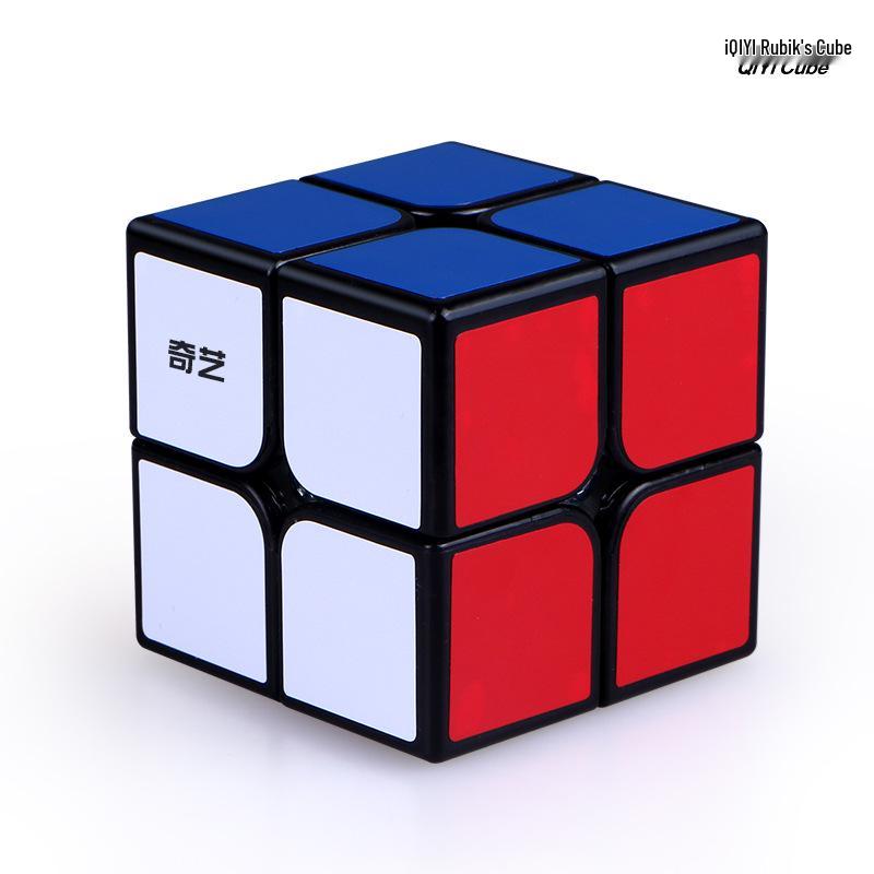 Qiyi 2345 Schicht Schwarz Sticker Magischer Ahornblatt Pyramidenwürfel - Skewb SQ Twisty Unregelmäßig