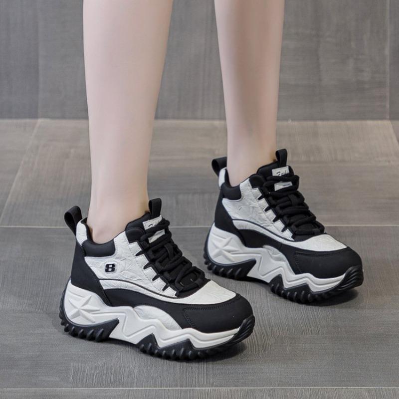 Inner Height Elderly Man Shoes - New Style - Versatile - Thick Sole - Sporty - Casual - Retro - Women's Shoes
