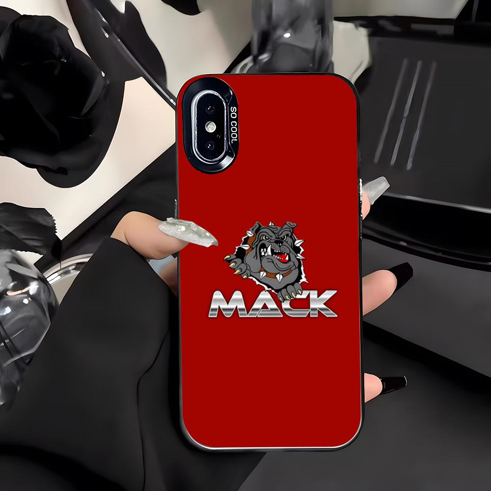 M-mackS Truck-k Logo Phone Case For IPhone 17 Air 16 E 15 14 Plus 13 12 11 Pro Max Colored Silver Cover