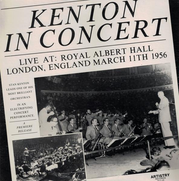 LP Record STAN KENTON  Kenton In Concert Live At Royal A AR2100 Artistry Record UK Jazz Used