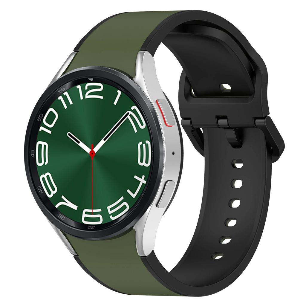Silicone No Gaps Strap For Samsung Galaxy Watch 7/6/5/4 44mm 40mm 5Pro 45mm Bracelet Band Galaxy 6 Classic 47mm 43mm 46mm Correa