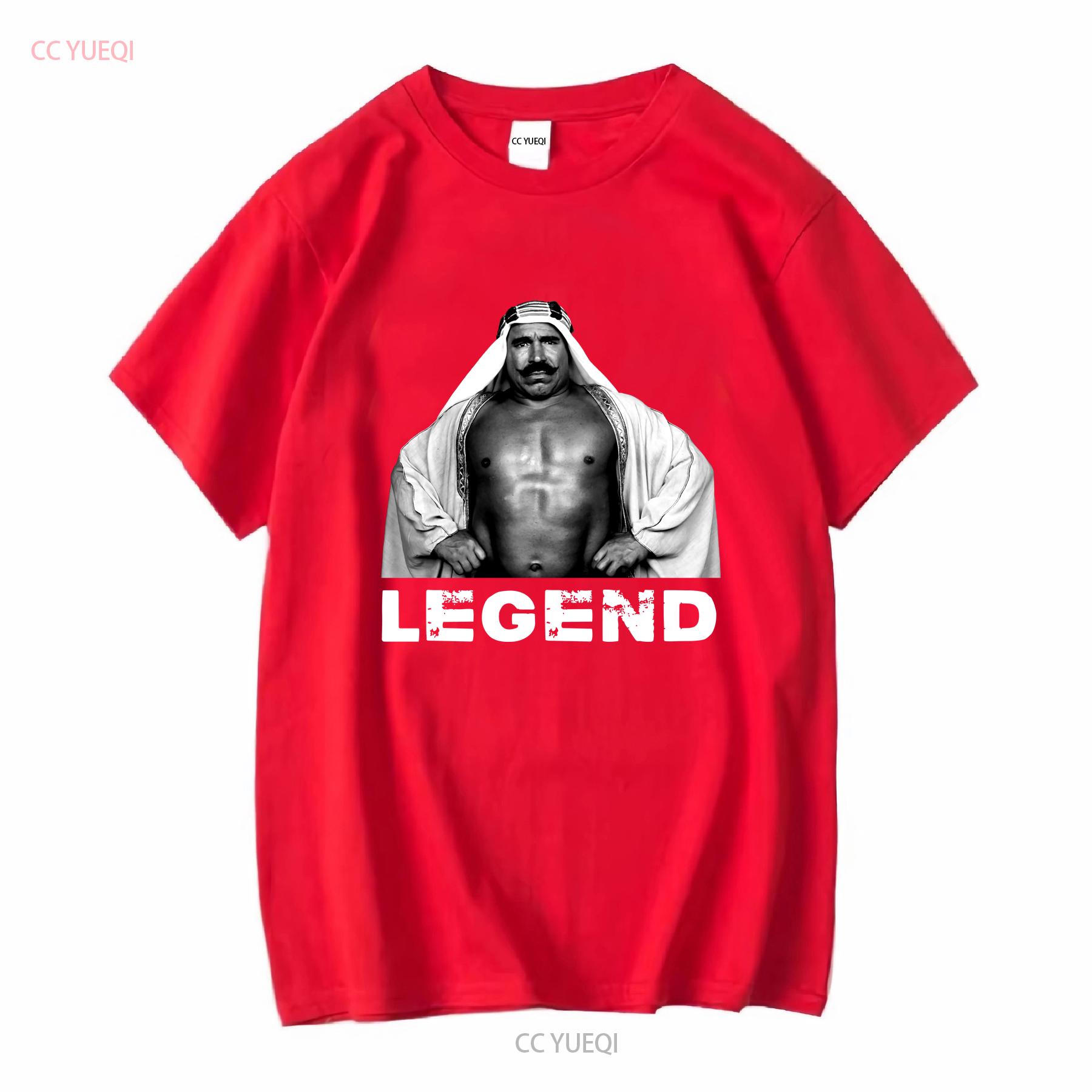 Футболка The Iron Sheik Legend Fan V2 с длинным или коротким рукавом винтажная стираная универсальный топ для повседневной носки модный удобный S