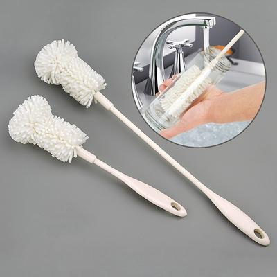 Brosse de lavage de bouteille de lait pour bébé, éponge, nettoyeur à Long manche, facile à nettoyer, Pot isolant en verre, brosse, outils de cuisine