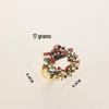 Cross-Border Christmas Napkin Rings: Tree, Reindeer, Wreath, Bells, Candy Cane, Snowflake Hotel Decorations