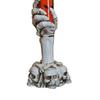Halloween Skull Candle Holder Light Skeleton Ghost Hand Flameless Candle Lamp Party Bar Decoration Lamp Orange