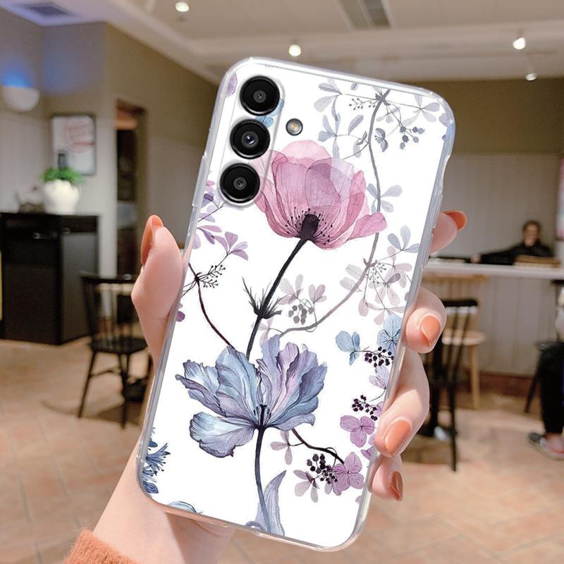 For Samsung A15 5G Case 6.5 Inch Face Cover Soft Silicone Clear TPU Phone Case For Samsung Galaxy A56 A16 A26 A36 Fundas Bumper