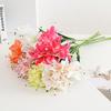 Lily Bouquet Not Fade Non-Withering Easy Care No Watering Aesthetic Decorative Soft Rubber 10 Head Simulation  Small Lilies Wedding Decor