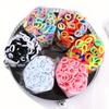 200pcs Macaron Colored Rubber Band High Elasticity Durability Multi-color Design Large Bag European American Style Daily Fashion