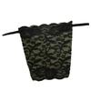 Women's Seamless Strapless Lace-Trim Base Layer with Chest Pad