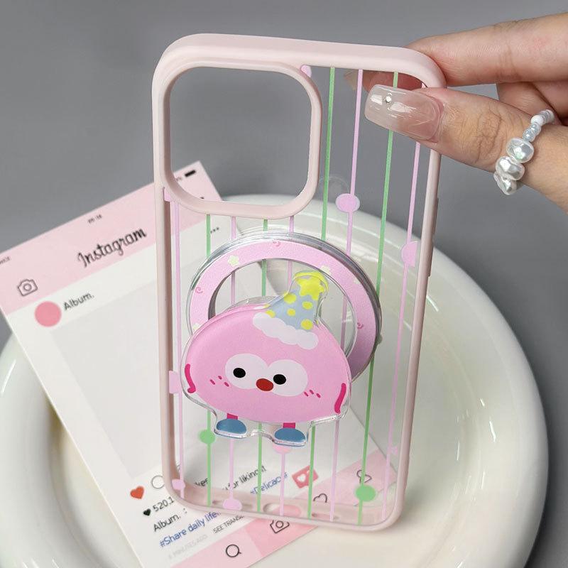 Zhitai Frosted Magnetic Phone Case for iPhone 11-14, Compatible with Magnetic Stands, Designed for iPhone 13 Pro Max, Women's Edition