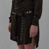 LCDC™ Tied Detail Layered Knit Skirt (Brown)