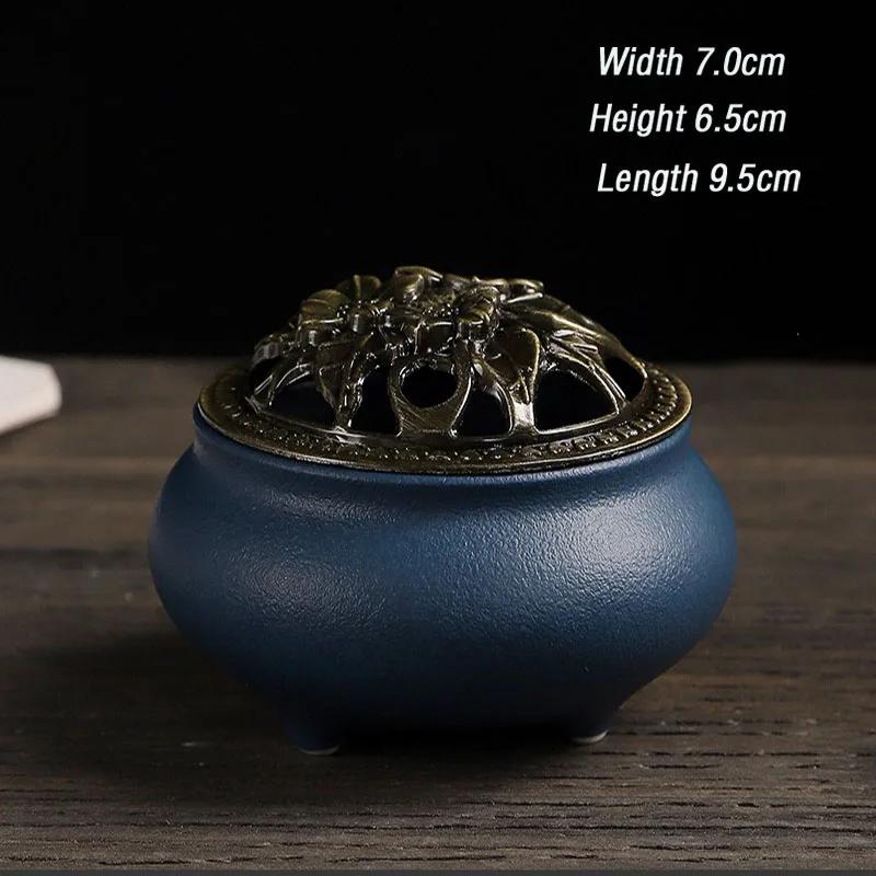 

1 шт., Маленькая аромалампа, Керамические подставки для благовоний, Креативные аромалампы, Настольное украшение для комнаты