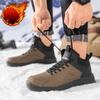 Winter Snow Boots For Men Women Keep Warm Cotton Shoes Outdoor Hiking Shoes Plush Warm High Ankle Boots Big Size 48 Man Sneakers
