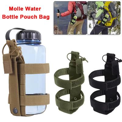 Tactical Molle Water Bottle Bag Pouch Holder Outdoor Travel Camping Hiking Cycling Fishing Hunting Water Bottle Kettle Carrier