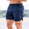 Pantaloni scurti de fitness pentru bărbați, culturism, antrenament de vară pentru bărbați, plasă respirabilă, uscare rapidă, îmbrăcăminte sport, pantaloni scurti de jogging