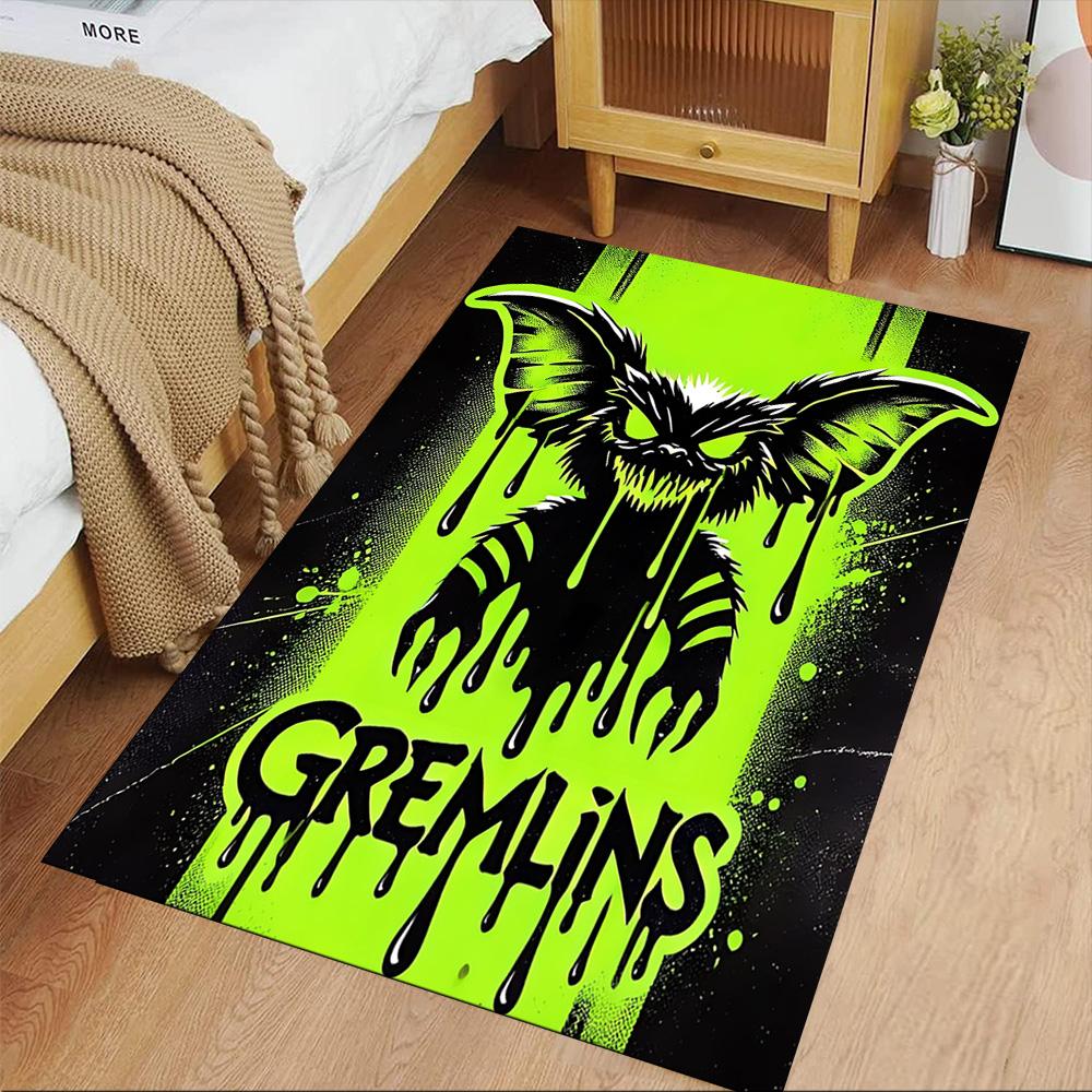 Gremlins Floor Mat Perfect for Dormitory Outdoor Hallway Entryway Antislip Carpet Decorate Offices Best for Christmas