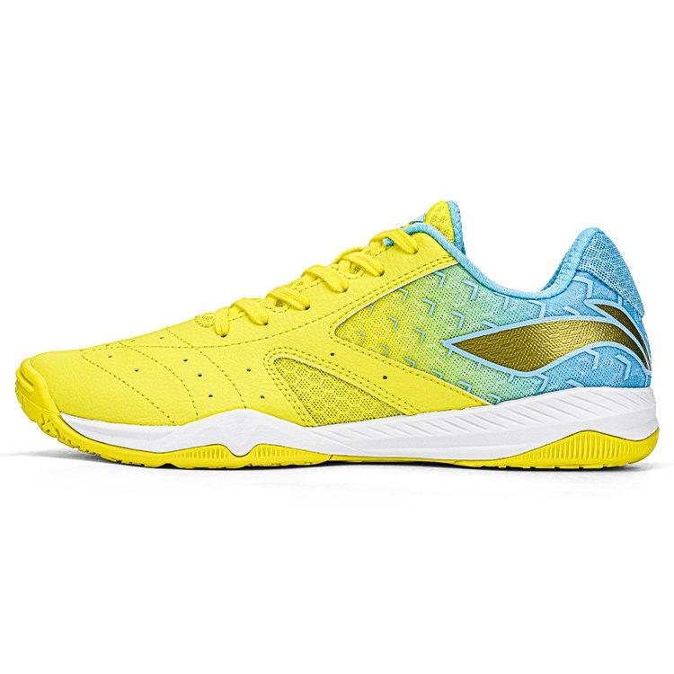 Li Ning Table Tennis Collection Training Low Top Table Tennis Shoes Unisex Yellow APPU015-5