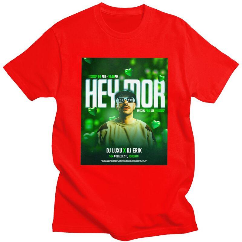 

Custom Pop Singer Feid Ferxxo T Shirt for Men Tshirt Casual Tees Short Sleeves Tshirts Slim Fit Clothing S
