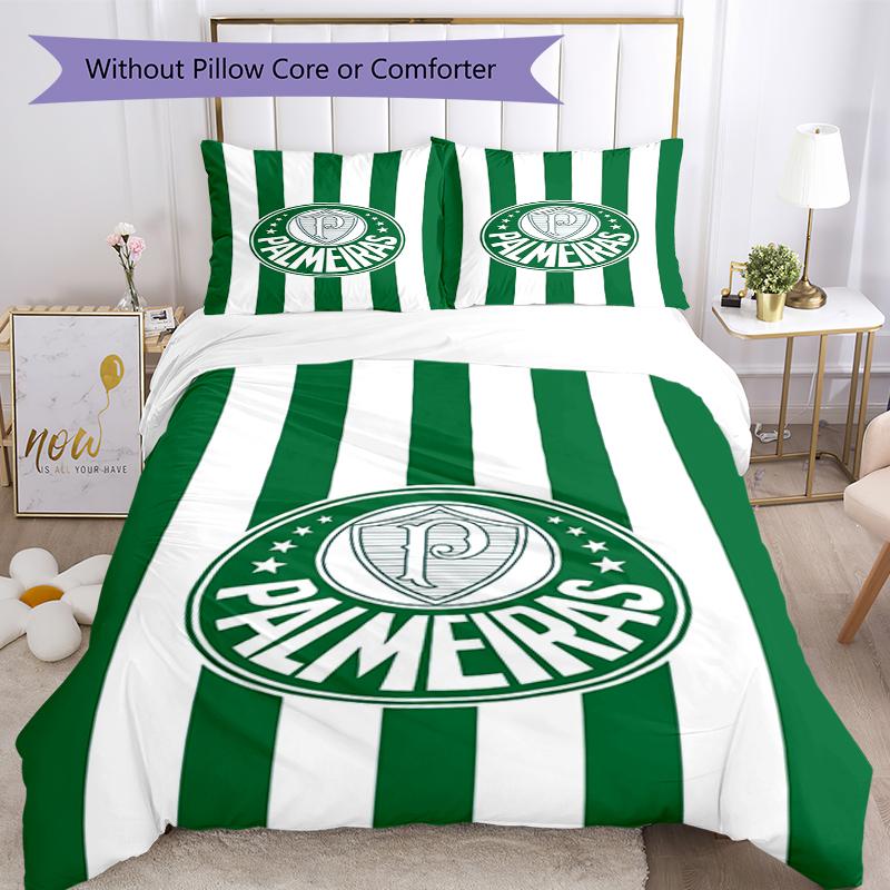 3pcs Palmeiras Bedding Set Duvet Cover Closure Includes 1 Duvet Cover & 2 Pillowcases, Soft and Comfortable for All Seasons.