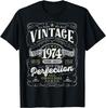 51 Years Old Gifts Men Vintage Made in 1974 51th Birthday T-Shirt Custom Printed Graphic T Shirts Graphic T Shirts Camiseta